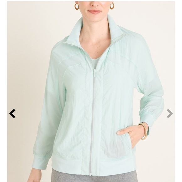 Chico’s Zenergy Mesh Inset Jacket - Picture 1 of 16